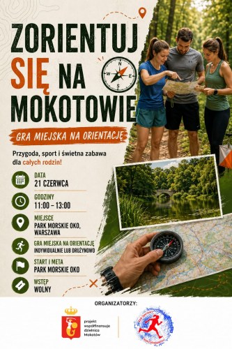 Zorientuj się na Mokotowie Miejska Gra na Orientację